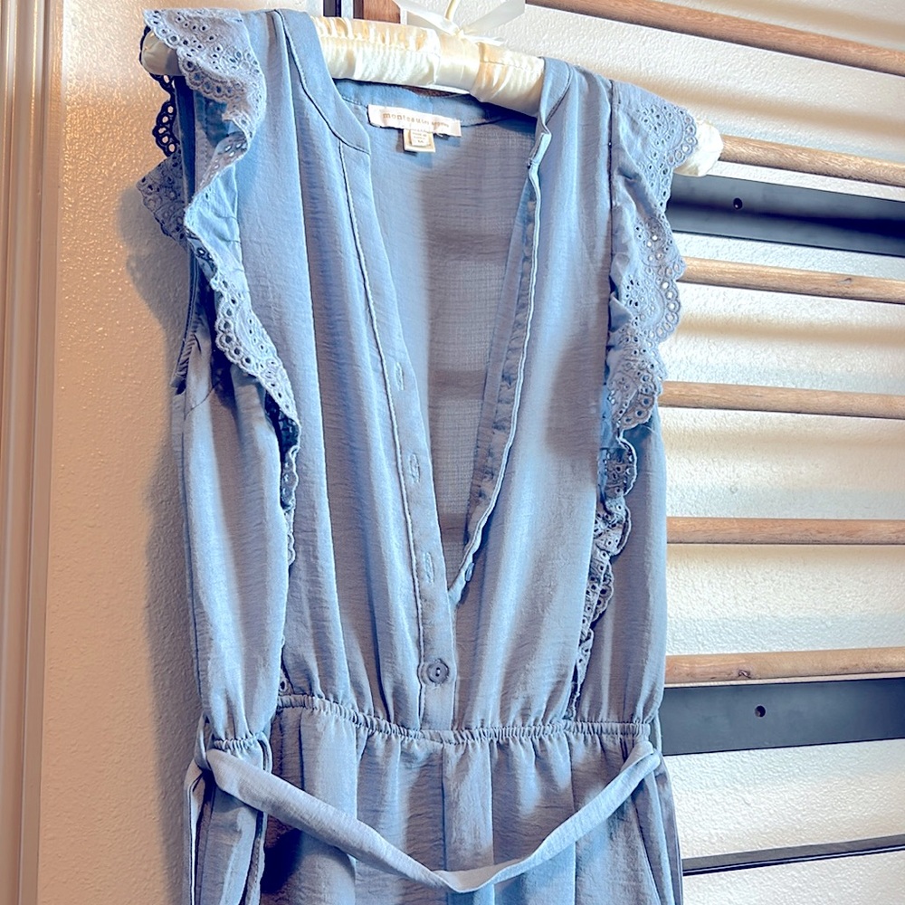 Monteau Los Angeles baby blue romper